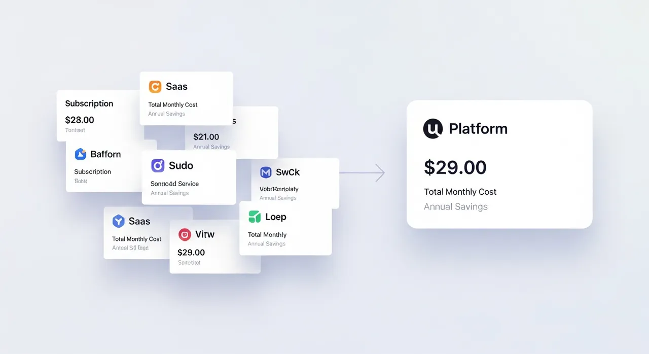 estage cost comparison vs separate software tools