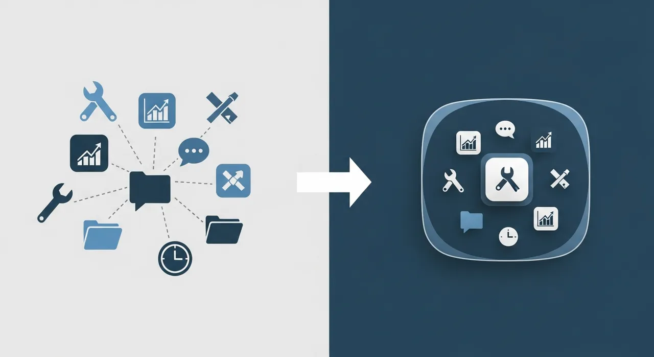estage features compared to multiple business tools